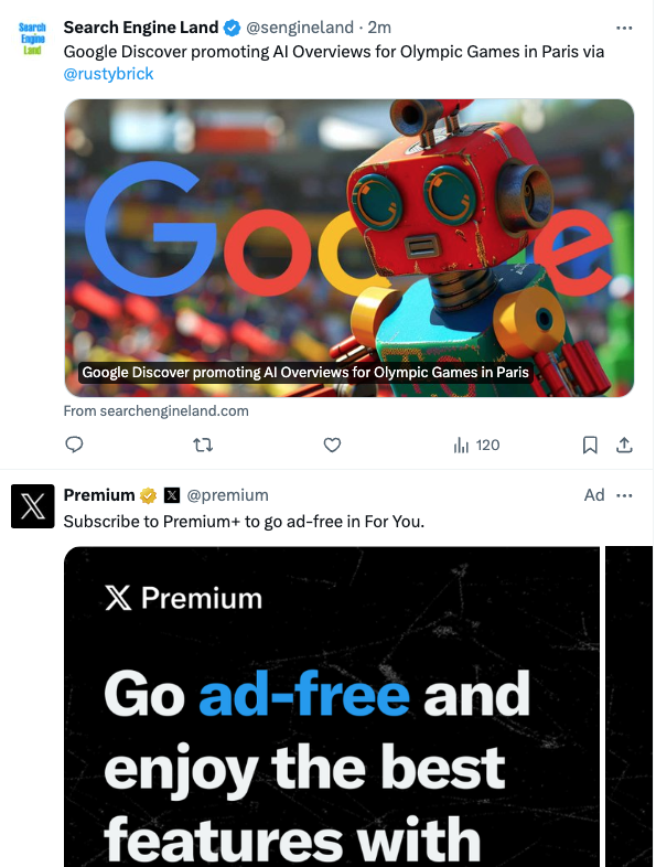 X feed 
